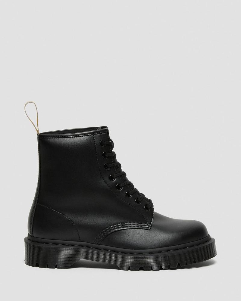 Black Men's Dr Martens Vegan 1460 Bex Mono Lace Up Boots | CA 543HAP